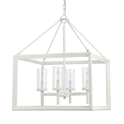 Golden Lighting Smyth 4-light Chandelier in Natural White - - Golden Lighting
