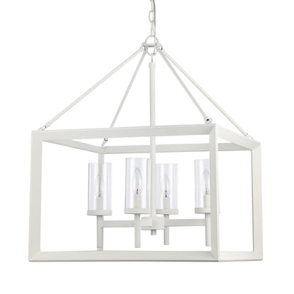 Golden Lighting Smyth 4-light Chandelier in Natural White - - Golden Lighting