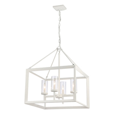 Golden Lighting Smyth 4-light Chandelier in Natural White - - Golden Lighting