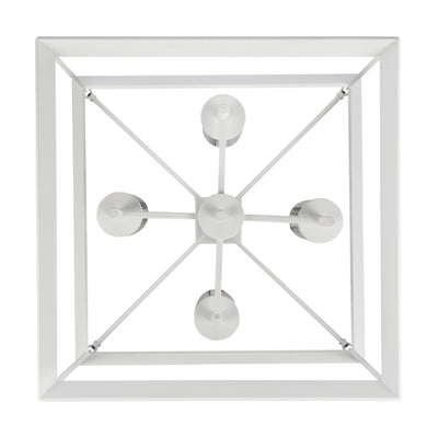 Golden Lighting Smyth 4-light Chandelier in Natural White - - Golden Lighting