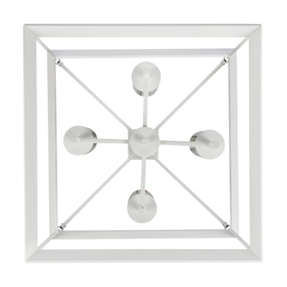 Golden Lighting Smyth 4-light Chandelier in Natural White - - Golden Lighting