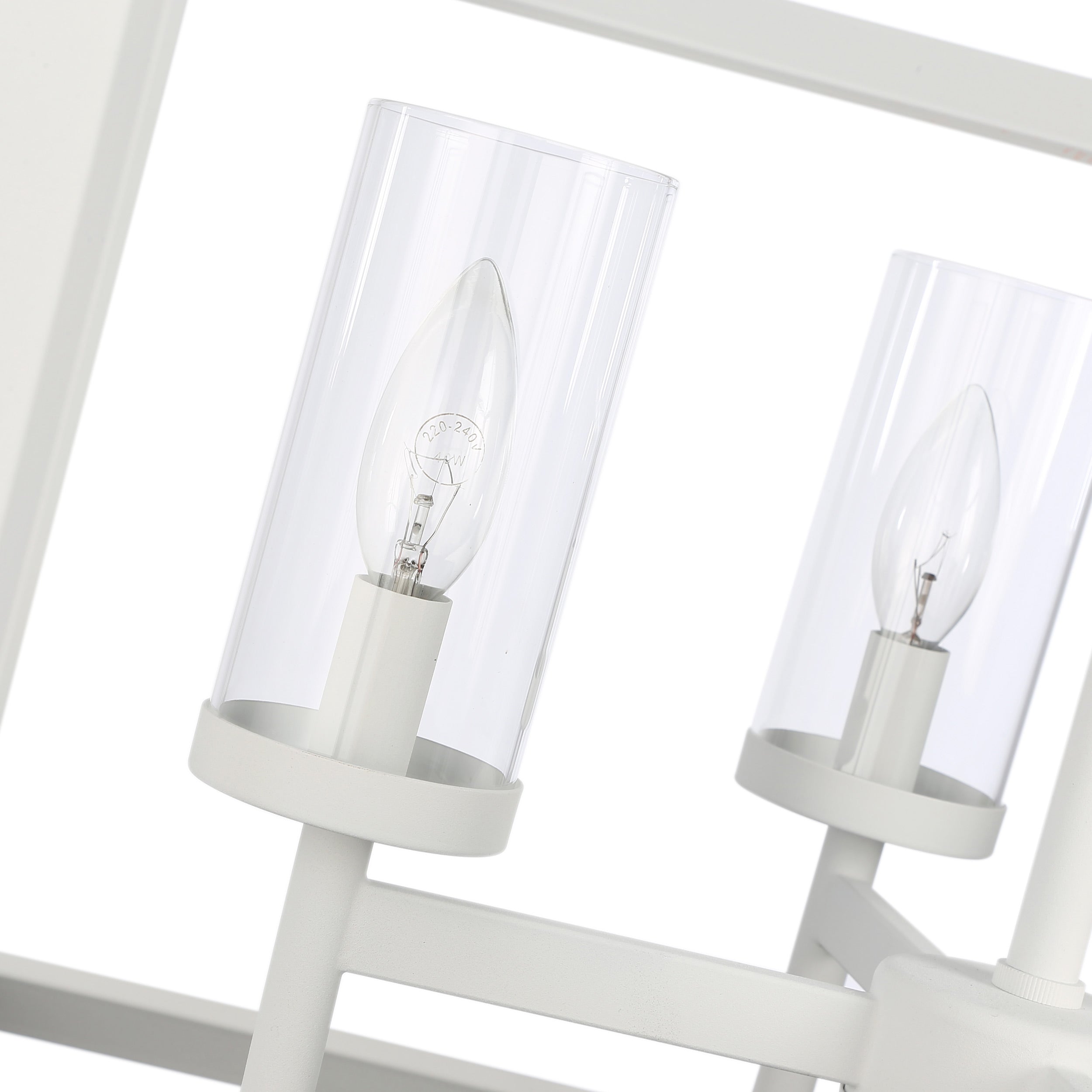 Golden Lighting Smyth 4-light Chandelier in Natural White - - Golden Lighting