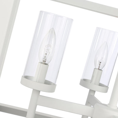 Golden Lighting Smyth 4-light Chandelier in Natural White - - Golden Lighting
