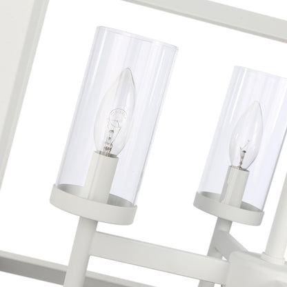 Golden Lighting Smyth 4-light Chandelier in Natural White - - Golden Lighting