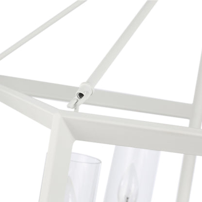 Golden Lighting Smyth 4-light Chandelier in Natural White - - Golden Lighting
