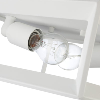 Golden Lighting Smyth 2-light Flush Mount in Natural White - - Golden Lighting