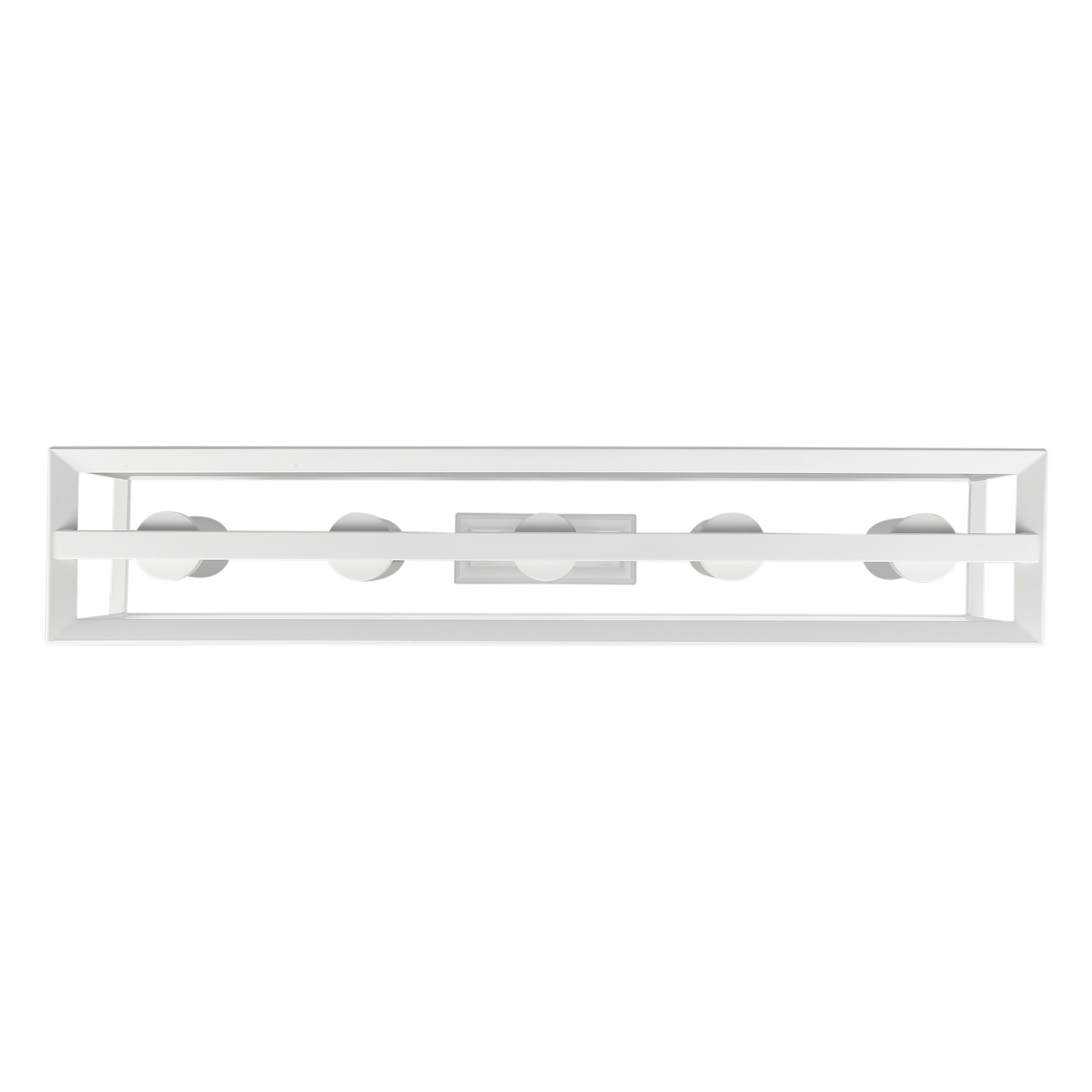 Golden Lighting Smyth 5-light Island Light in Natural White - - Golden Lighting
