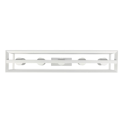 Golden Lighting Smyth 5-light Island Light in Natural White - - Golden Lighting