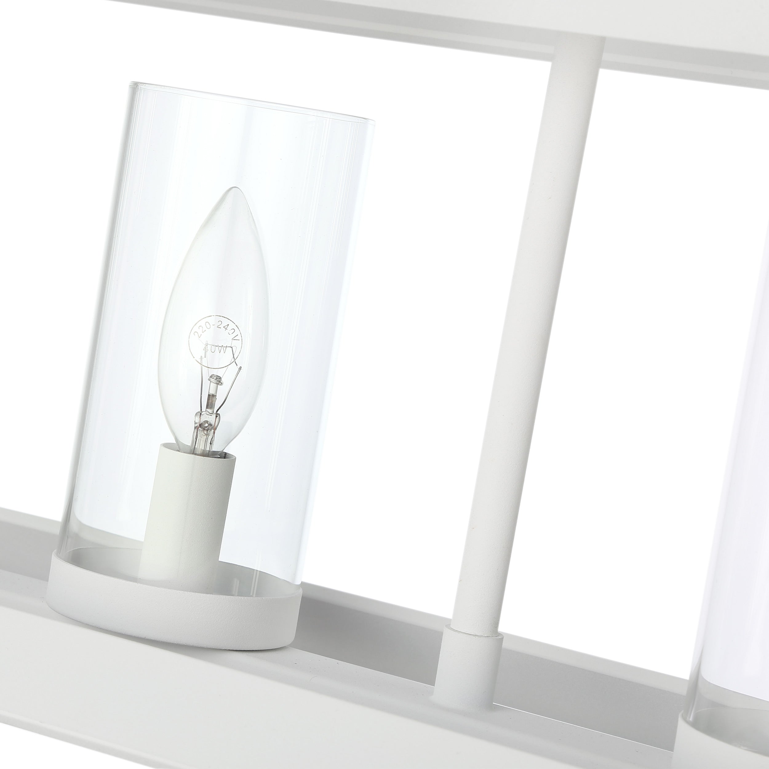 Golden Lighting Smyth 5-light Island Light in Natural White - - Golden Lighting