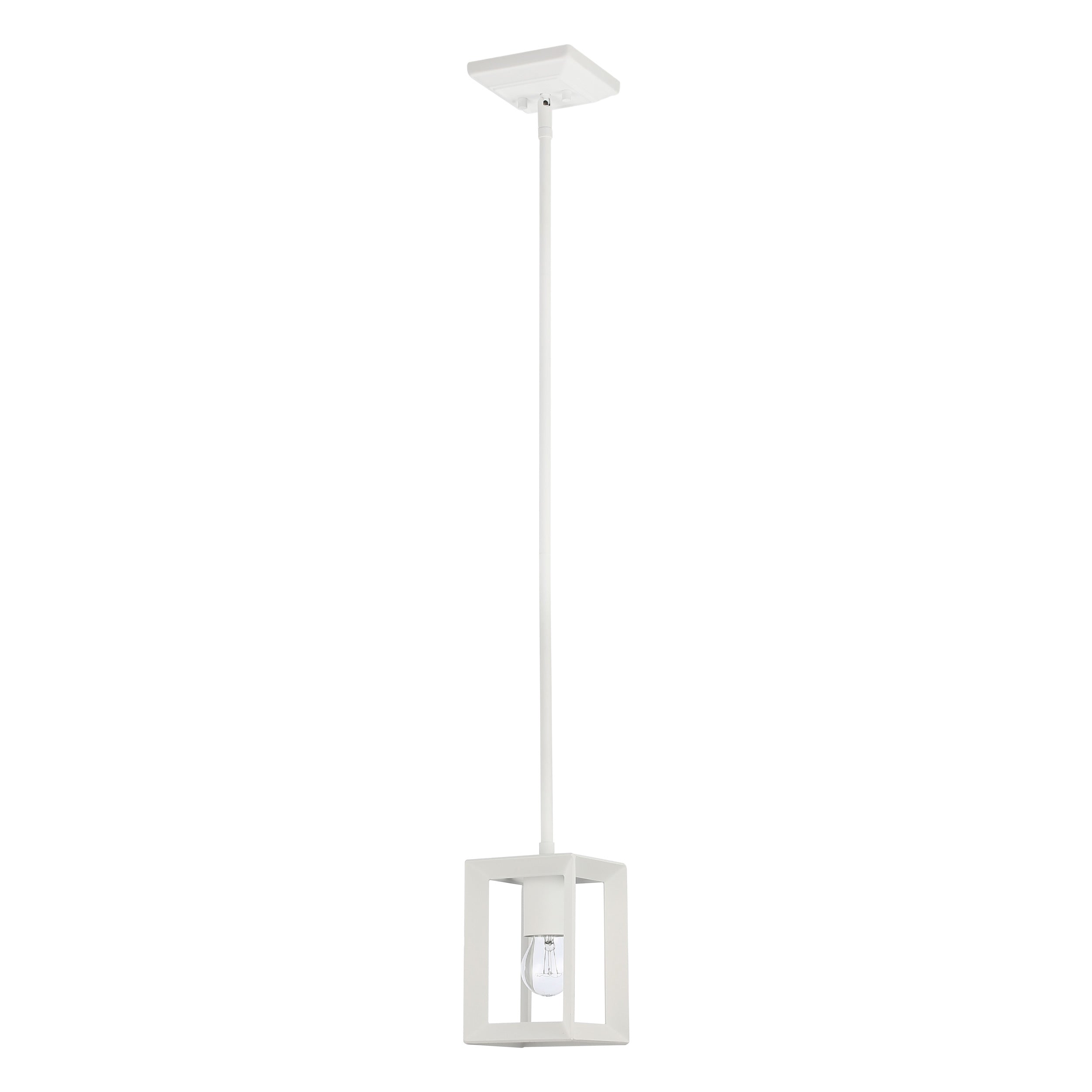 Golden Lighting Smyth 1-light Pendant in Natural White - - Golden Lighting