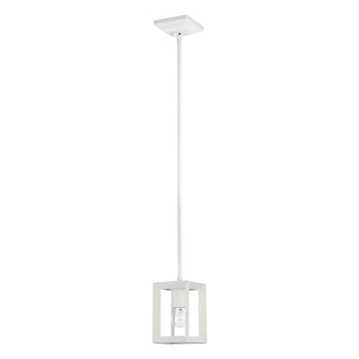 Golden Lighting Smyth 1-light Pendant in Natural White - - Golden Lighting