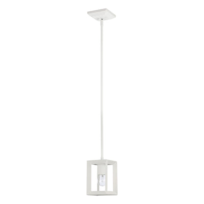 Golden Lighting Smyth 1-light Pendant in Natural White - - Golden Lighting