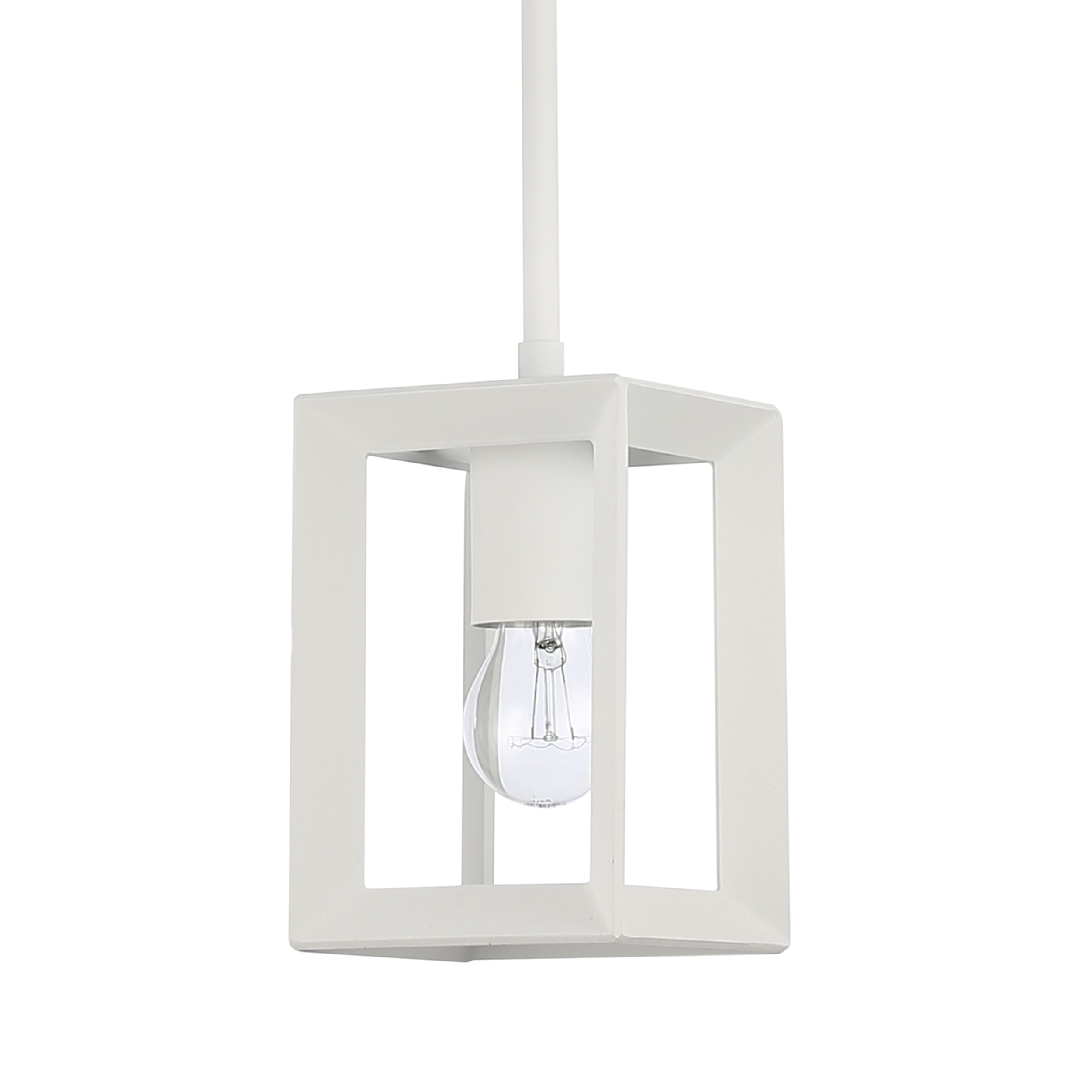 Golden Lighting Smyth 1-light Pendant in Natural White - - Golden Lighting