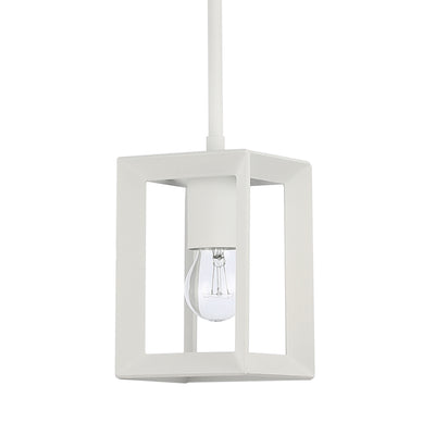 Golden Lighting Smyth 1-light Pendant in Natural White - - Golden Lighting