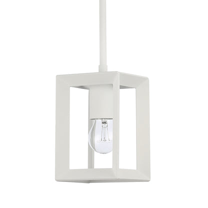 Golden Lighting Smyth 1-light Pendant in Natural White - - Golden Lighting