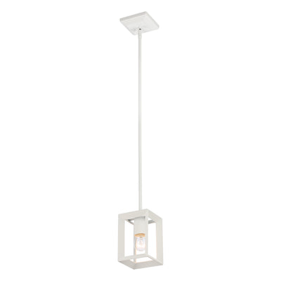 Golden Lighting Smyth 1-light Pendant in Natural White - - Golden Lighting