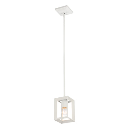 Golden Lighting Smyth 1-light Pendant in Natural White - - Golden Lighting