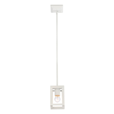Golden Lighting Smyth 1-light Pendant in Natural White - - Golden Lighting