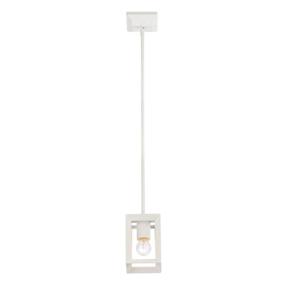 Golden Lighting Smyth 1-light Pendant in Natural White - - Golden Lighting