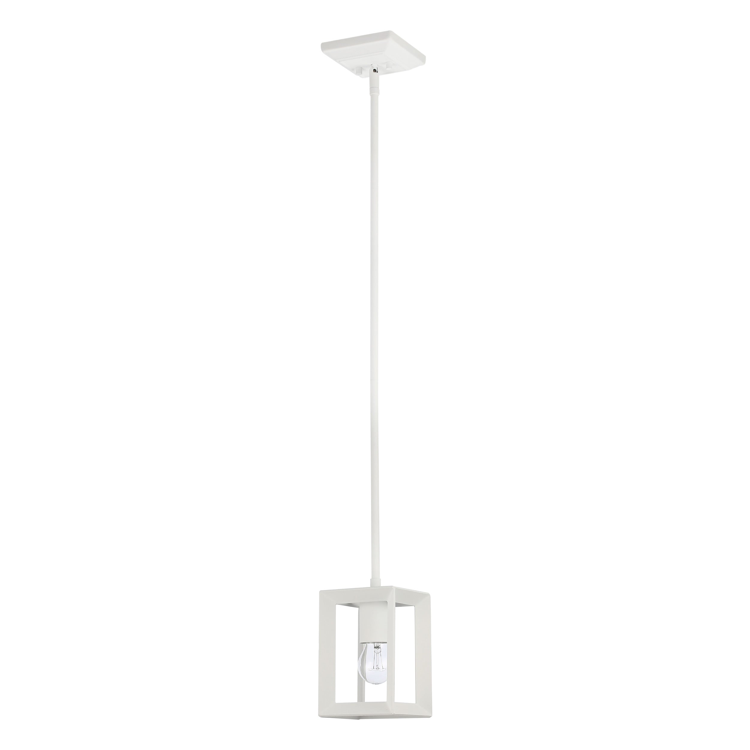 Smyth 1-Light Mini Pendant in Natural White - Natural White / No Shade / NA - Golden Lighting