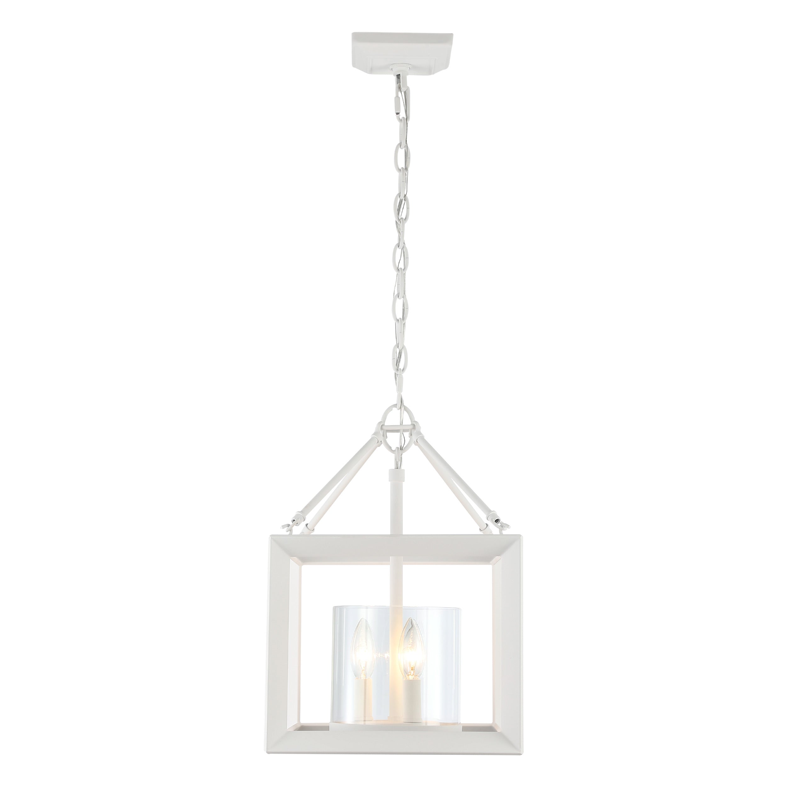 Golden Lighting Smyth 3-light Pendant in Natural White - - Golden Lighting