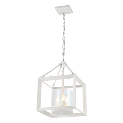 Golden Lighting Smyth 3-light Pendant in Natural White - - Golden Lighting