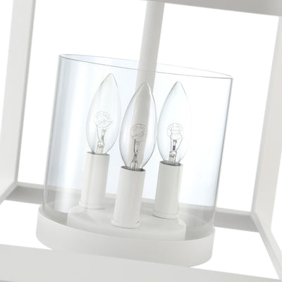 Golden Lighting Smyth 3-light Pendant in Natural White - - Golden Lighting