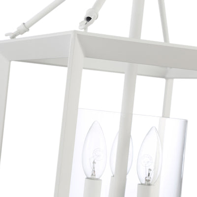 Golden Lighting Smyth 3-light Pendant in Natural White - - Golden Lighting