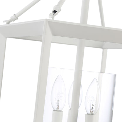 Golden Lighting Smyth 3-light Pendant in Natural White - - Golden Lighting