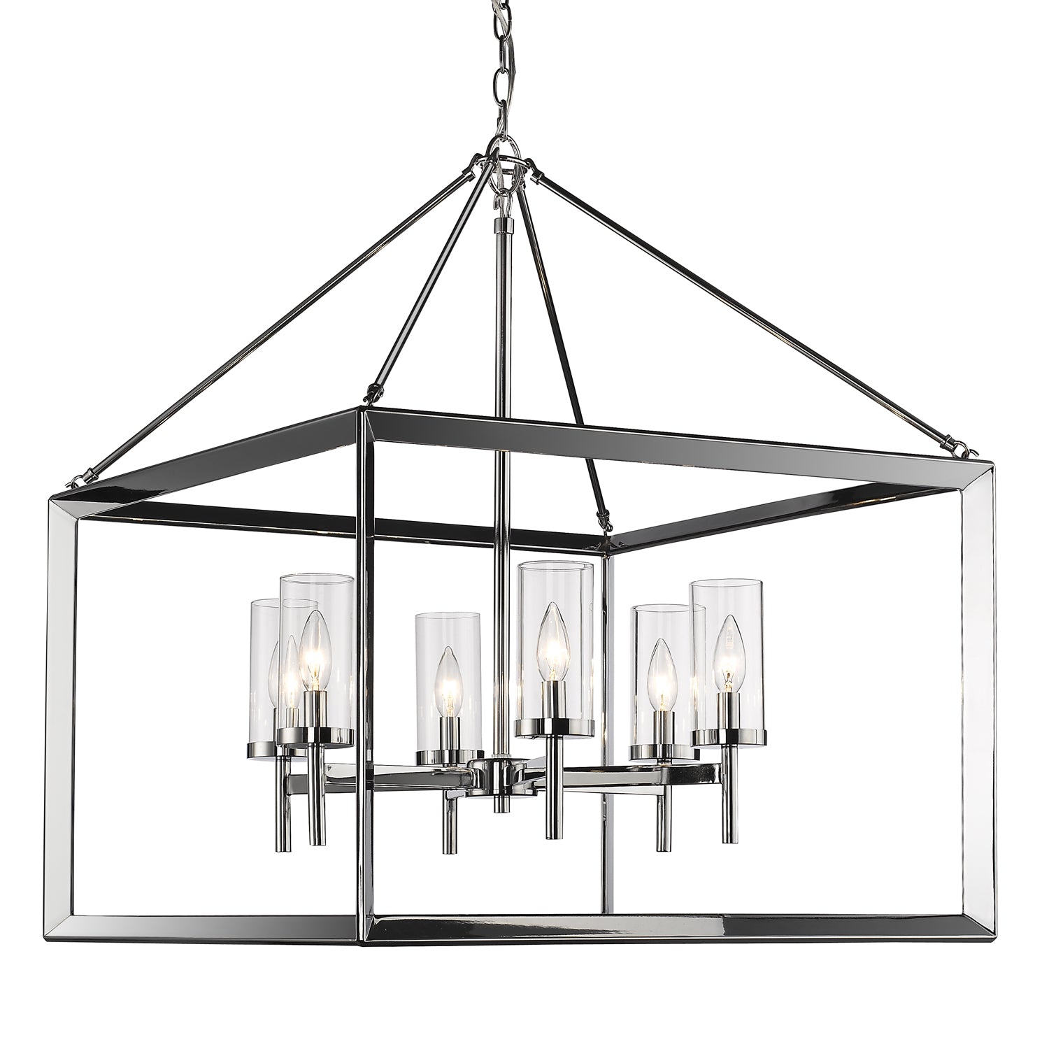 Smyth 6-light Chandelier in Chrome