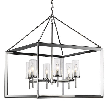 Smyth 6-light Chandelier in Chrome