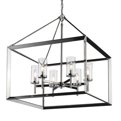 Smyth 6-light Chandelier in Chrome