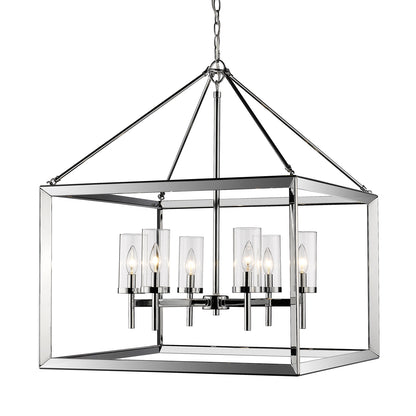 Smyth 6-light Chandelier in Chrome