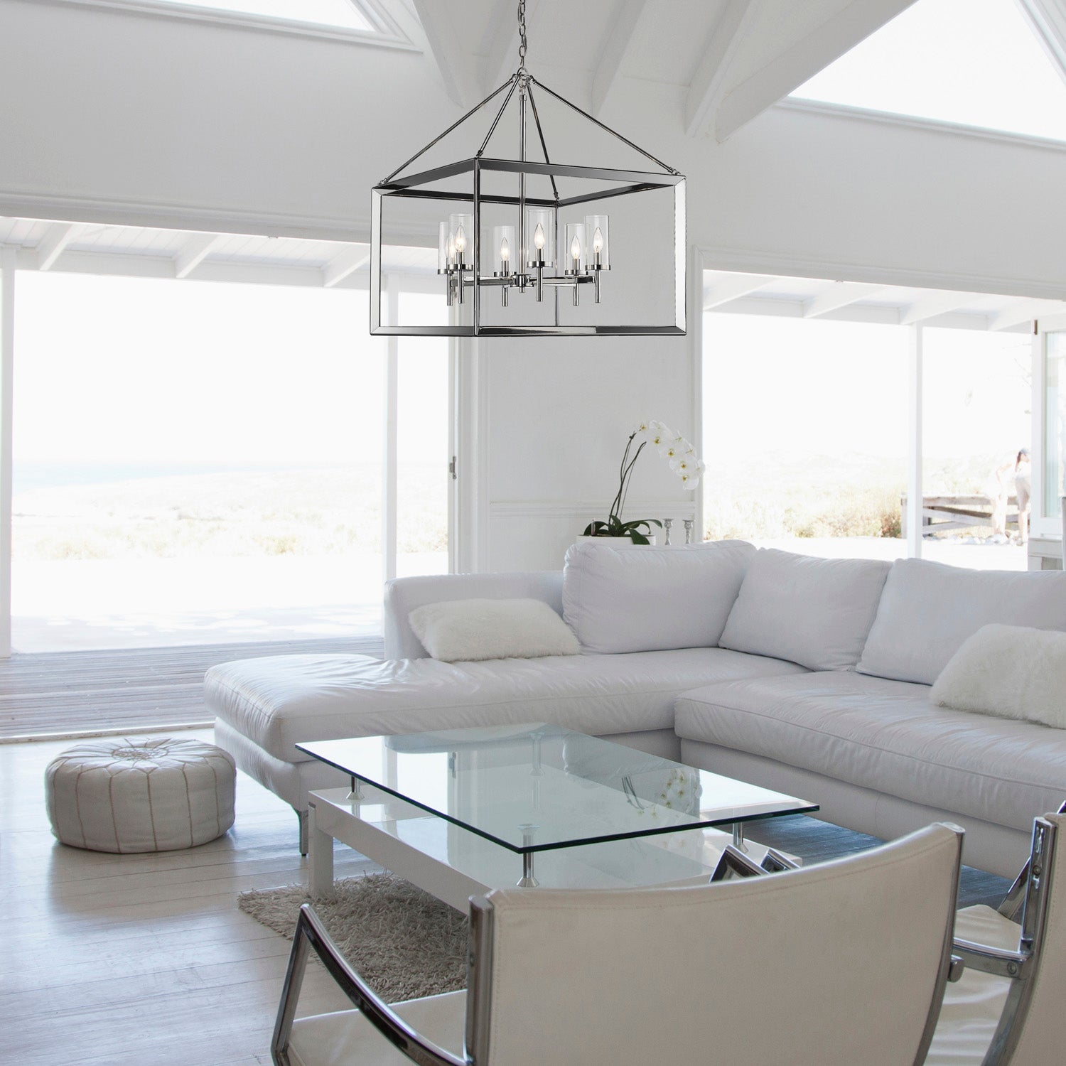 Smyth 6-light Chandelier in Chrome