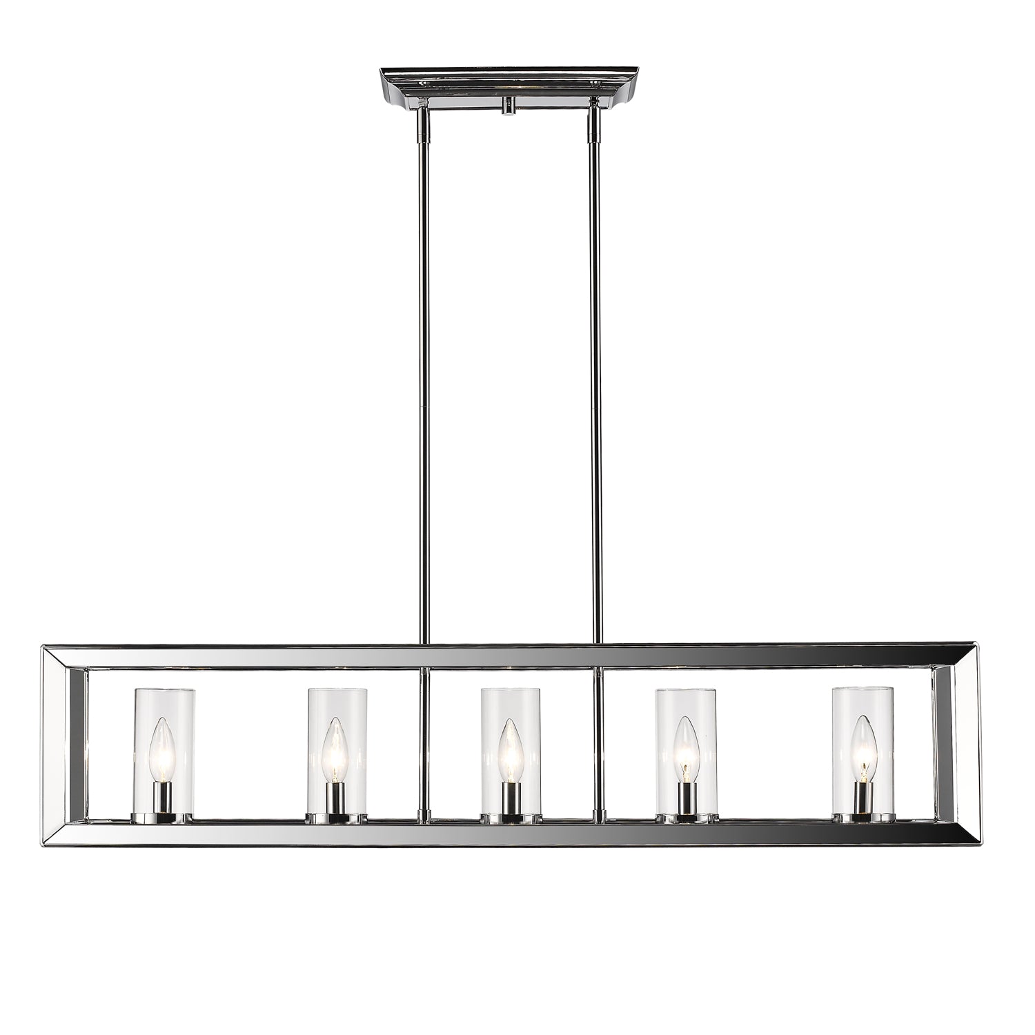 Smyth 5 Light Linear Pendant - - Golden Lighting