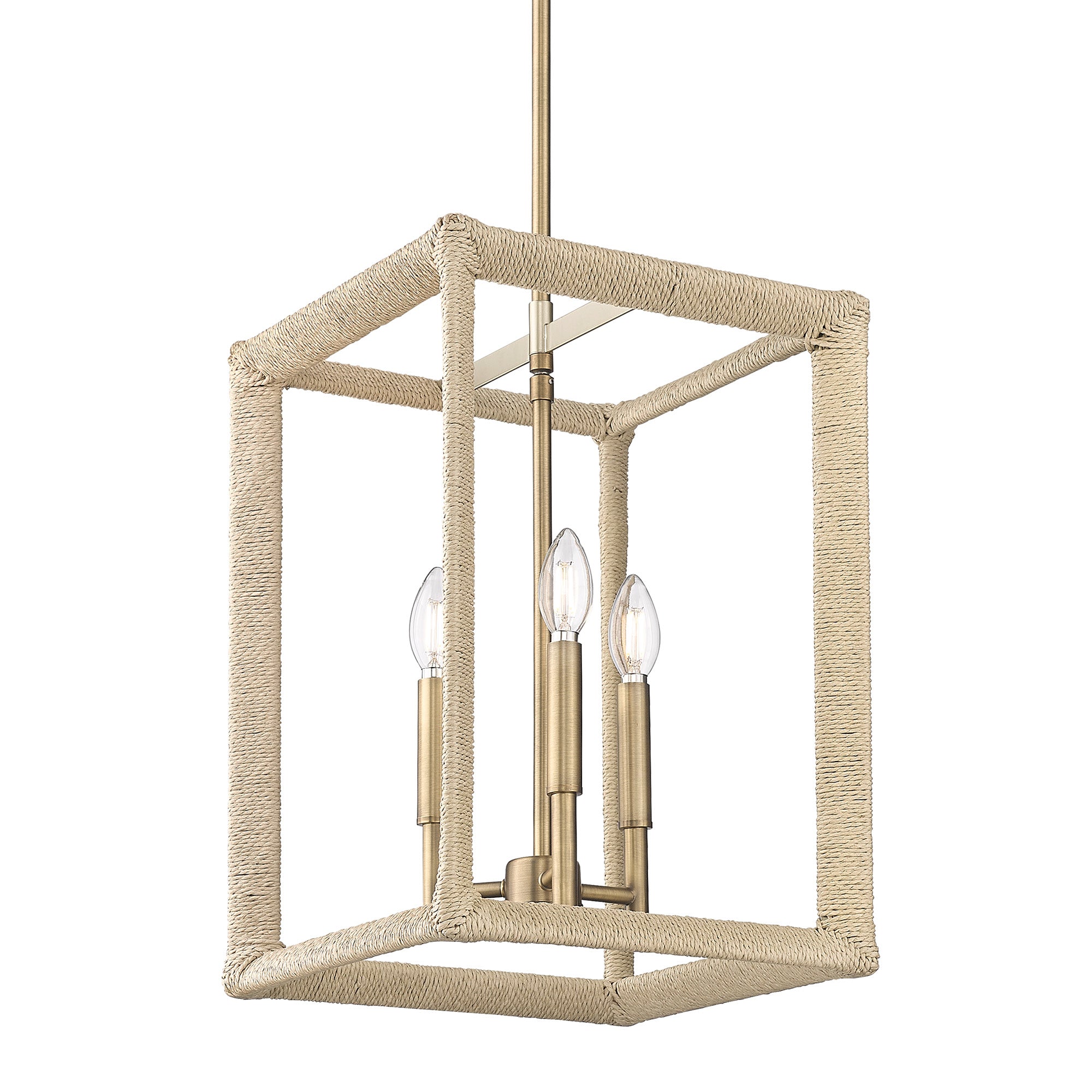 Kimber 3-light Pendant in Modern Brass