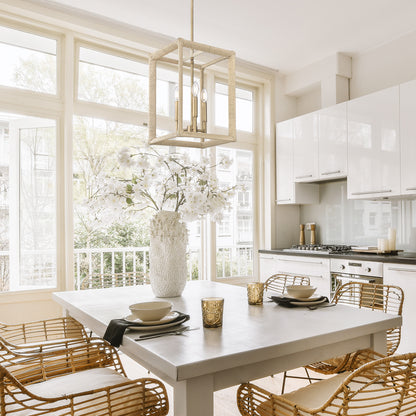 Kimber 3-light Pendant in Modern Brass