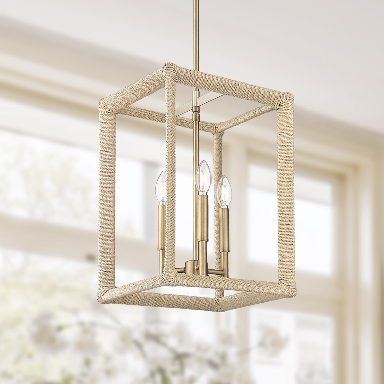 Kimber 3-light Pendant in Modern Brass