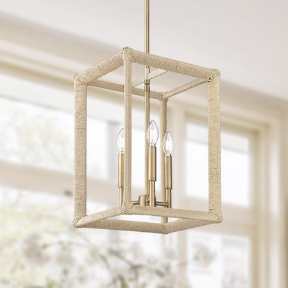 Kimber 3-light Pendant in Modern Brass