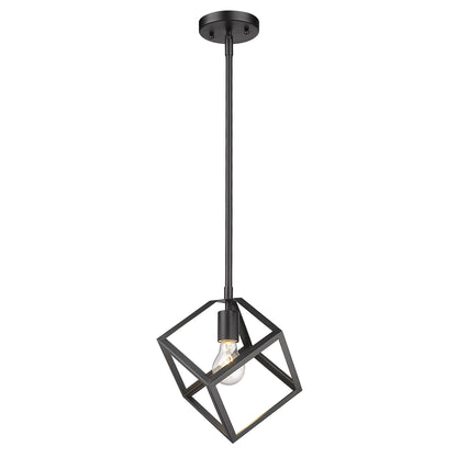 Golden Lighting Cassio 1-light Pendant in Matte Black - - Golden Lighting