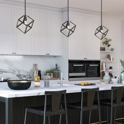 Cassio Mini Pendant in Matte Black - Default Title - Golden Lighting