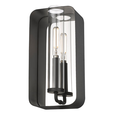 Skye 1-light Wall Sconce in Natural Black - Golden Lighting