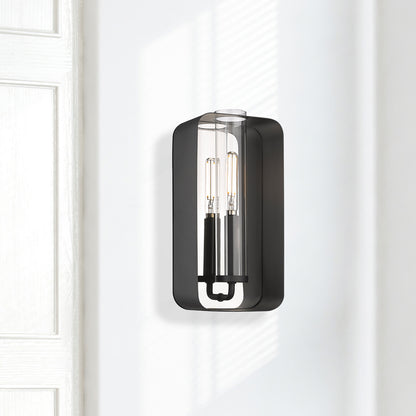 Skye 1-light Wall Sconce in Natural Black