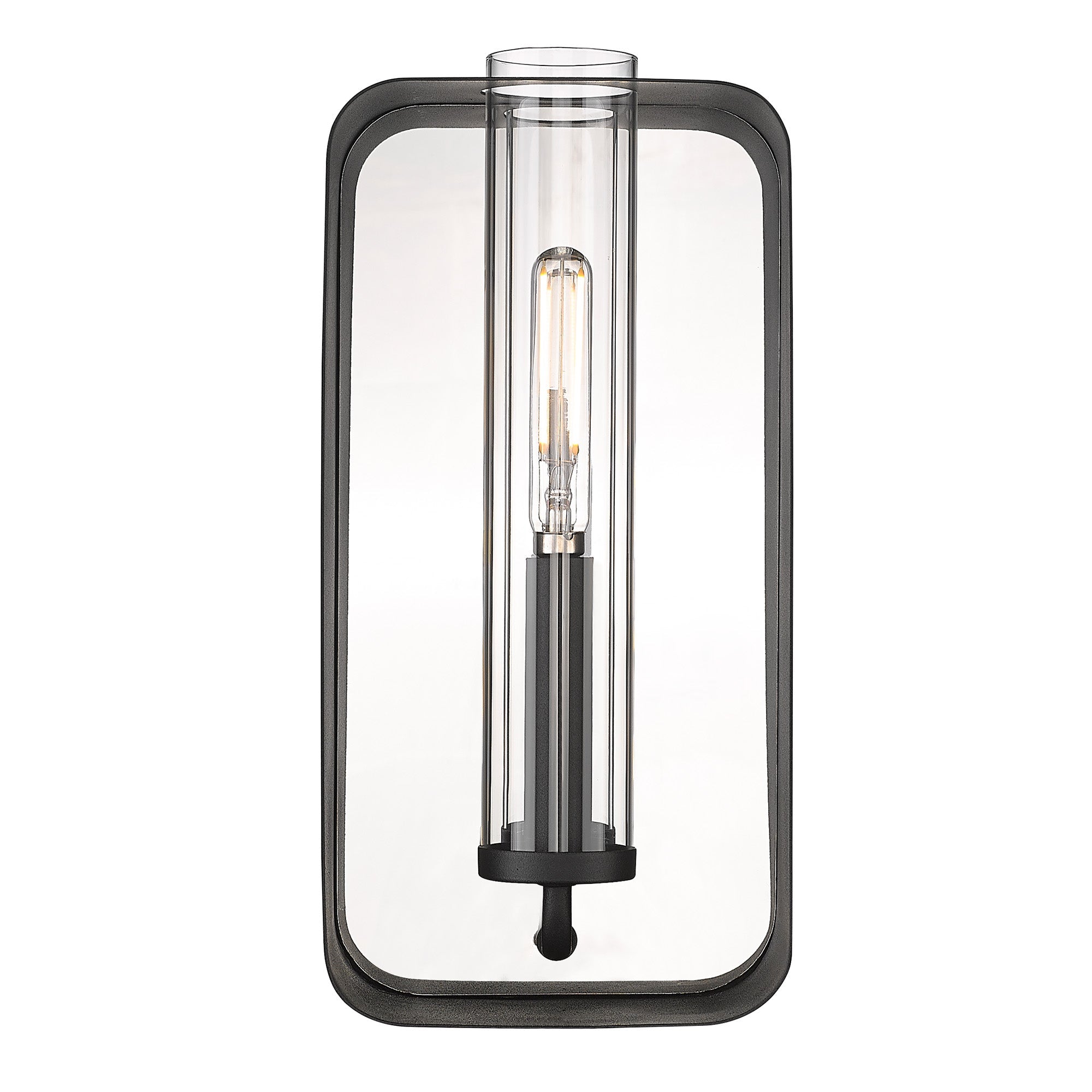 Skye 1-light Wall Sconce in Natural Black -- Wry Lighting