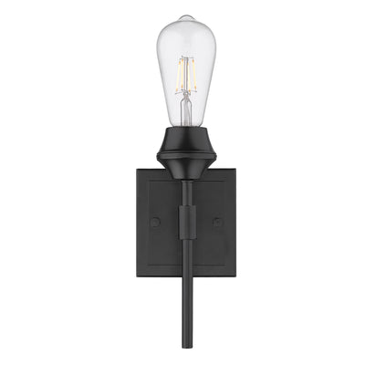 Golden Lighting Ormond 1-light Vanity in Matte Black - - Golden Lighting