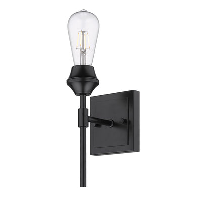 Golden Lighting Ormond 1-light Vanity in Matte Black