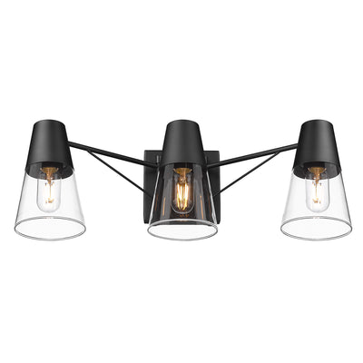 Ryker 3-light Vanity in Matte Black