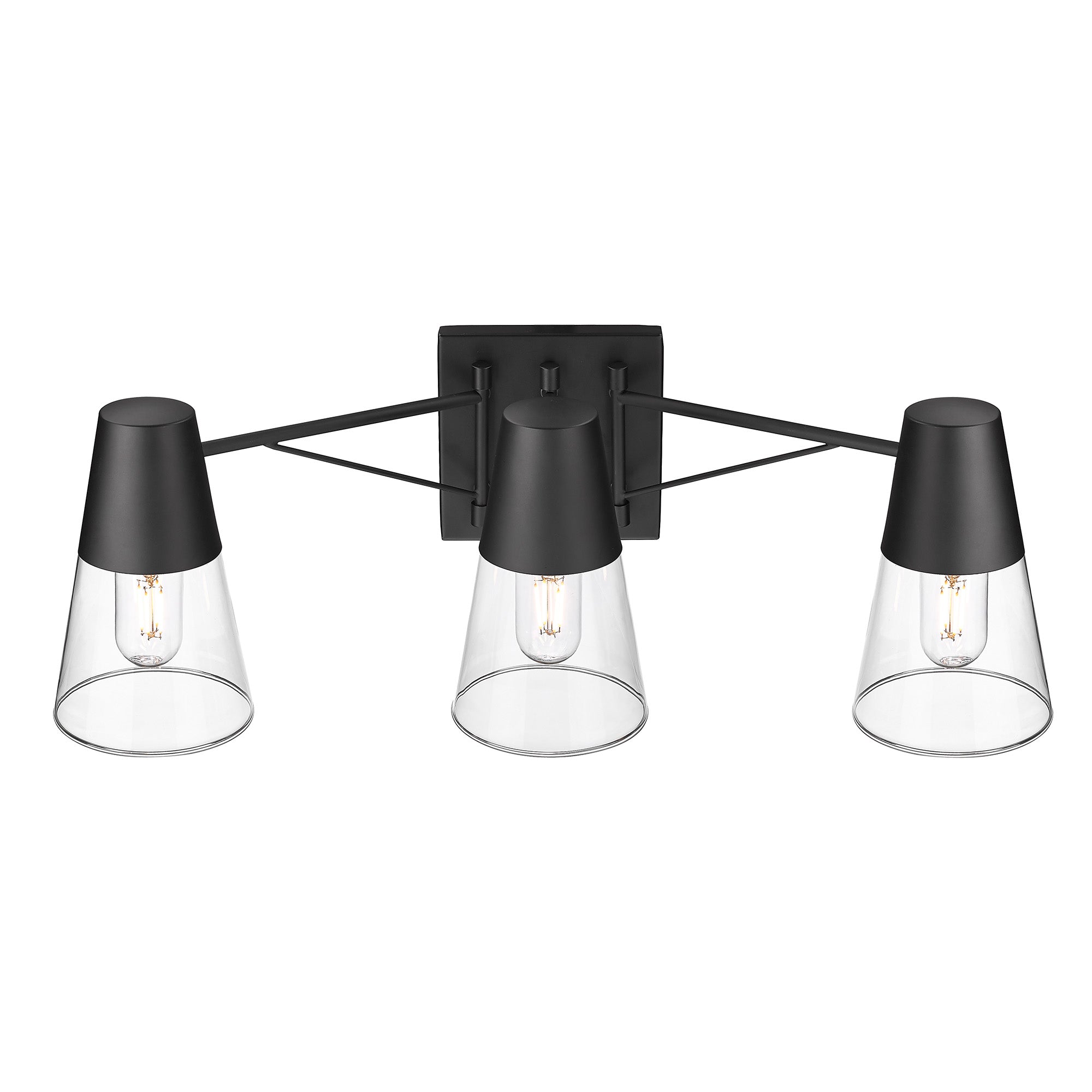 Ryker 3-light Vanity in Matte Black