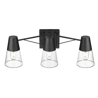 Ryker 3-light Vanity in Matte Black
