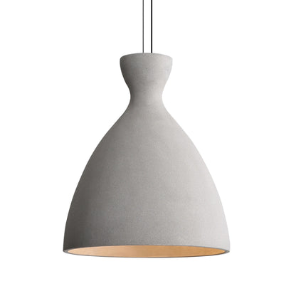 Golden Lighting Aethera 14in Integrated LED Pendant in Grey Cement - - Golden Lighting